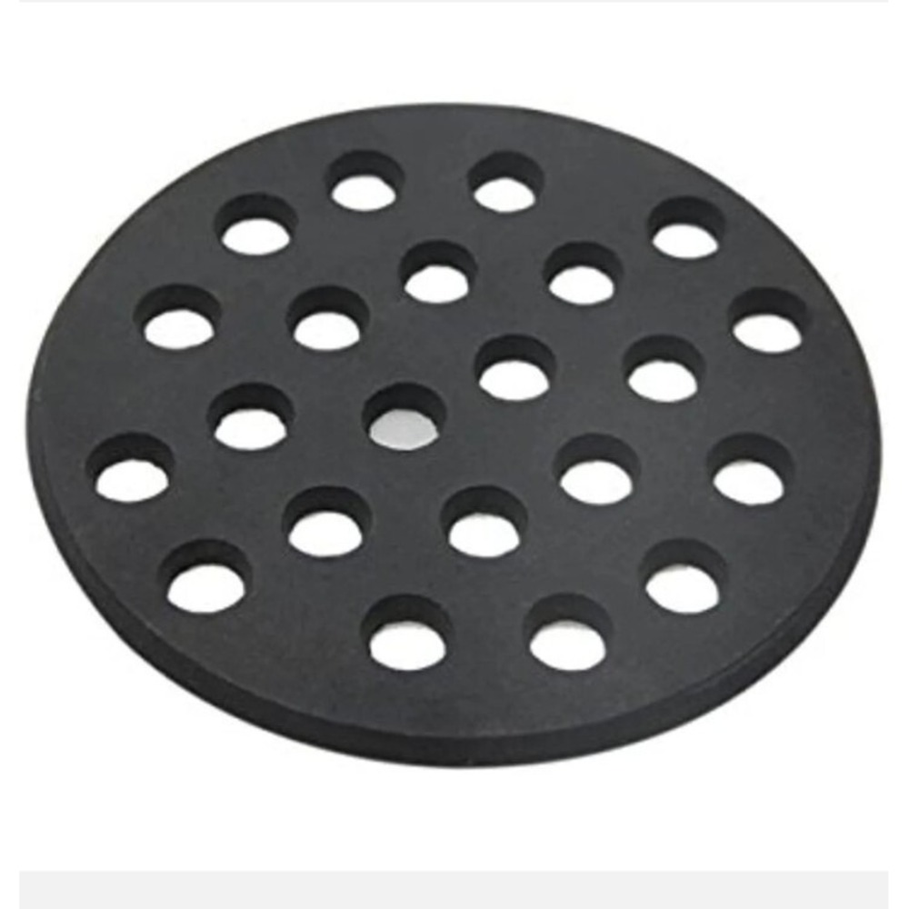5.5in Round Cast Iron Bottom Fire Grate Fit for S/Mini/Medium Big Green Egg